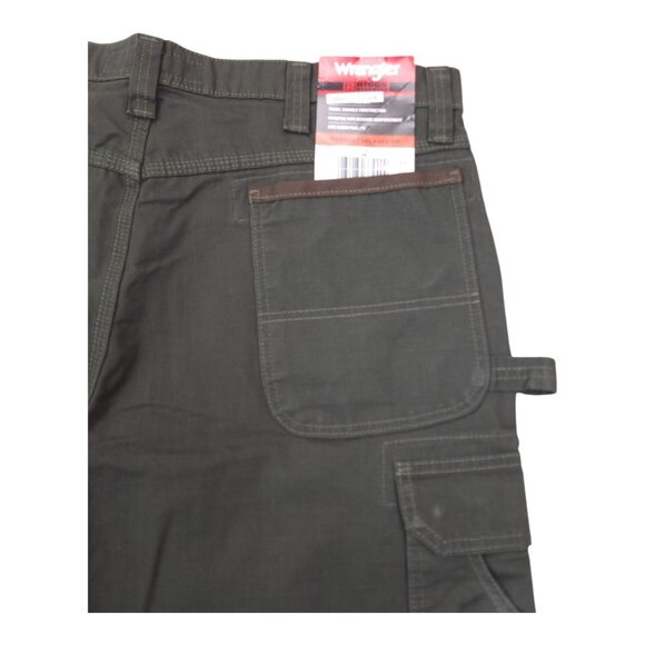 Wrangler Riggs Workwear Relaxed Fit Cargo Shorts Mens Size 38 Durable Irregular - Picture 6 of 10